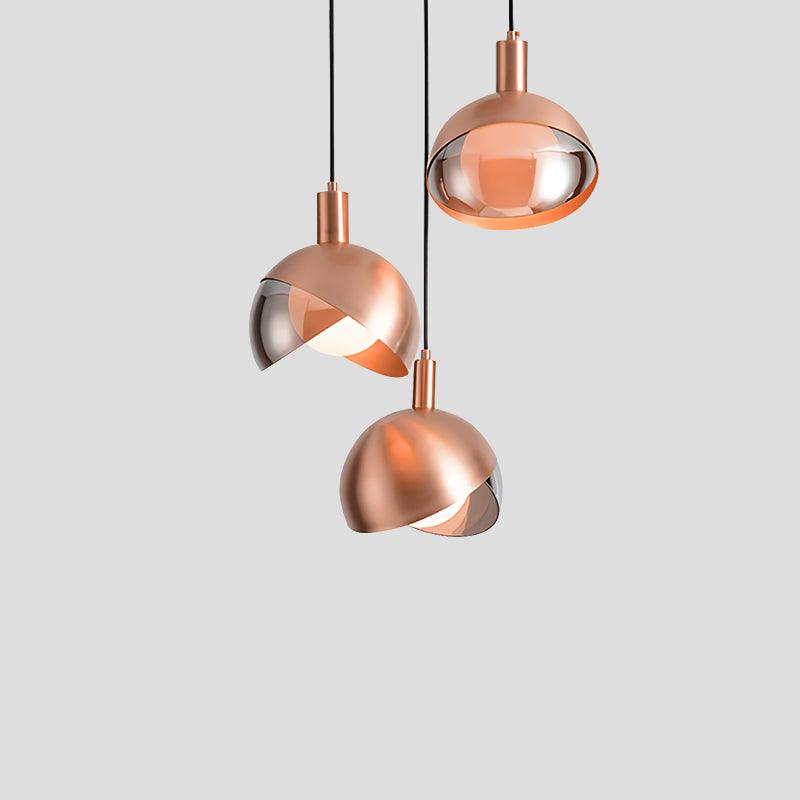 Suspension Métallique Moderne Blonche – Hauteur Réglable