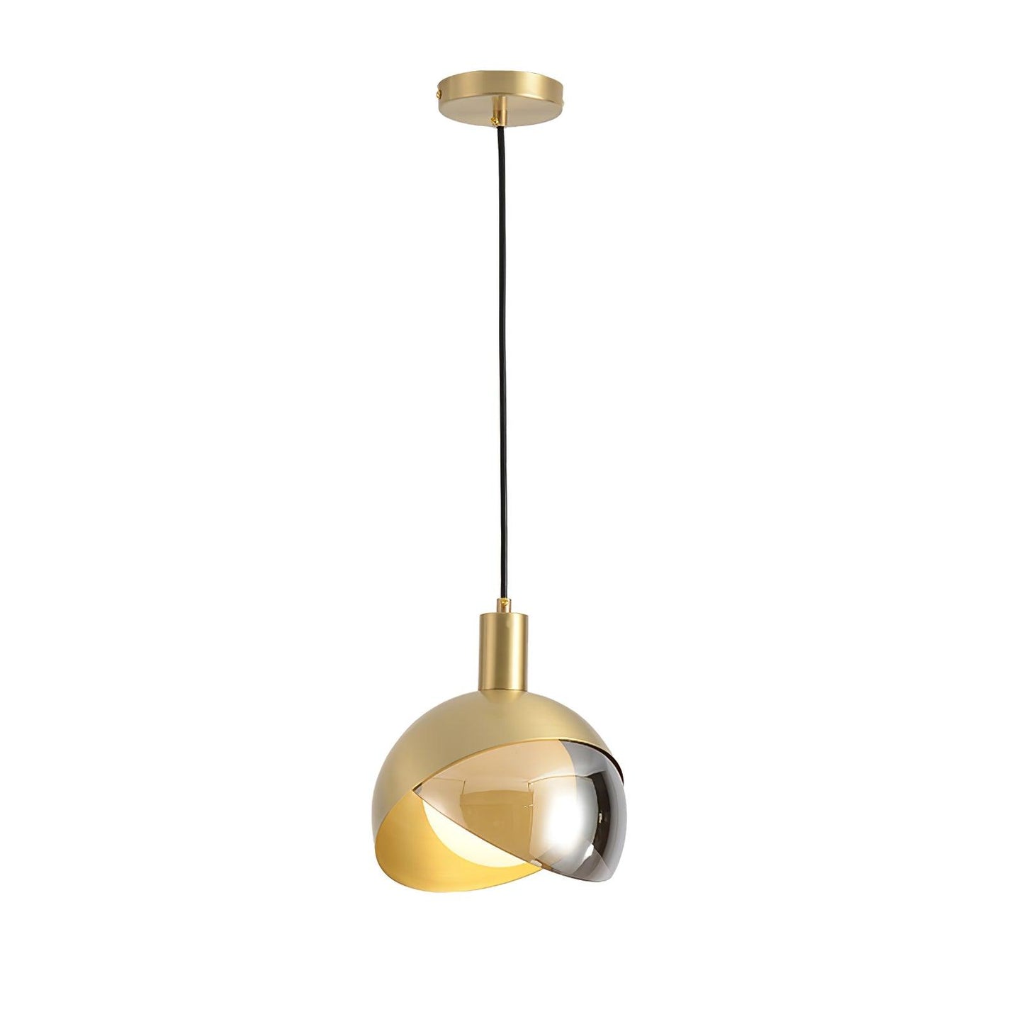 Suspension Métallique Moderne Blonche – Hauteur Réglable
