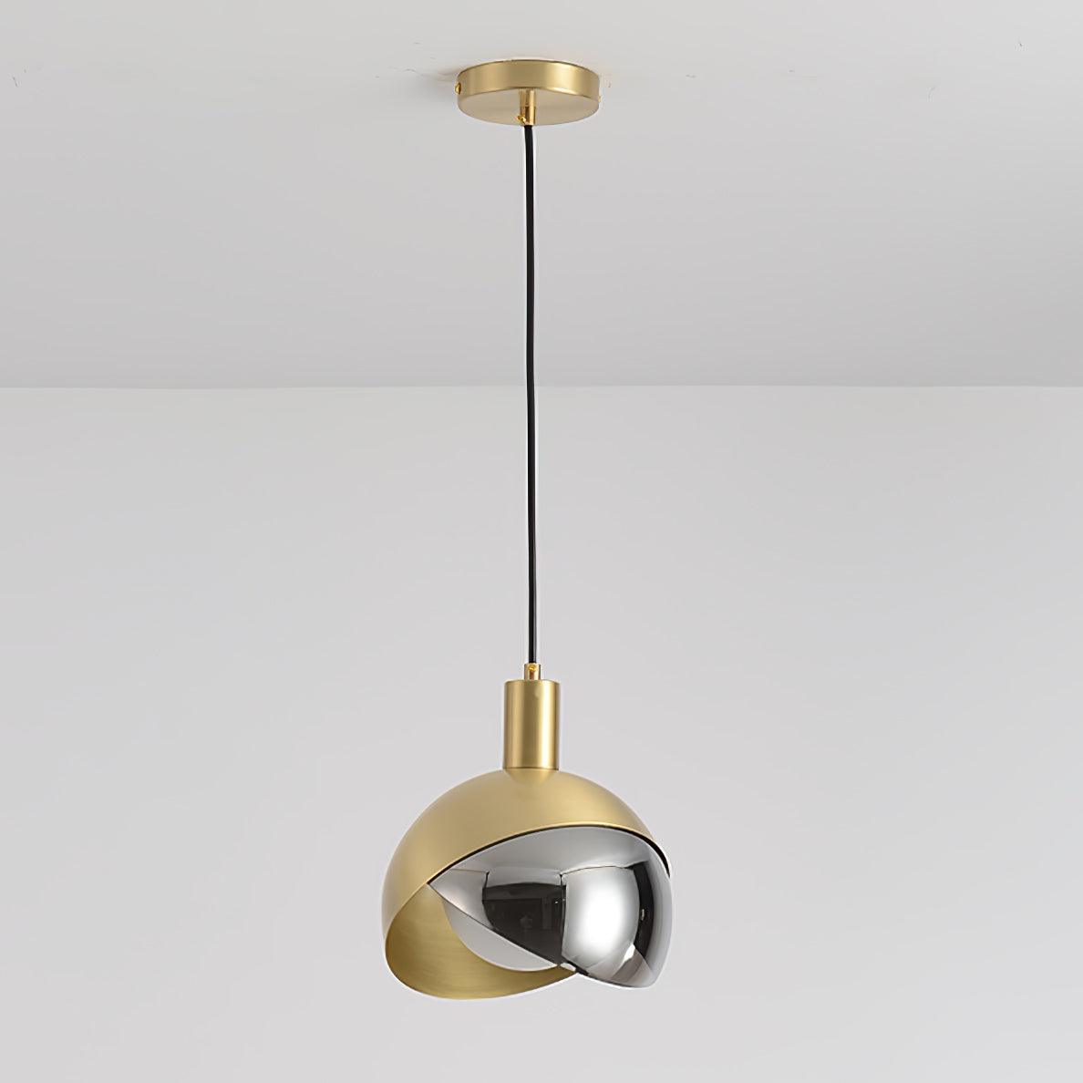 Suspension Métallique Moderne Blonche – Hauteur Réglable