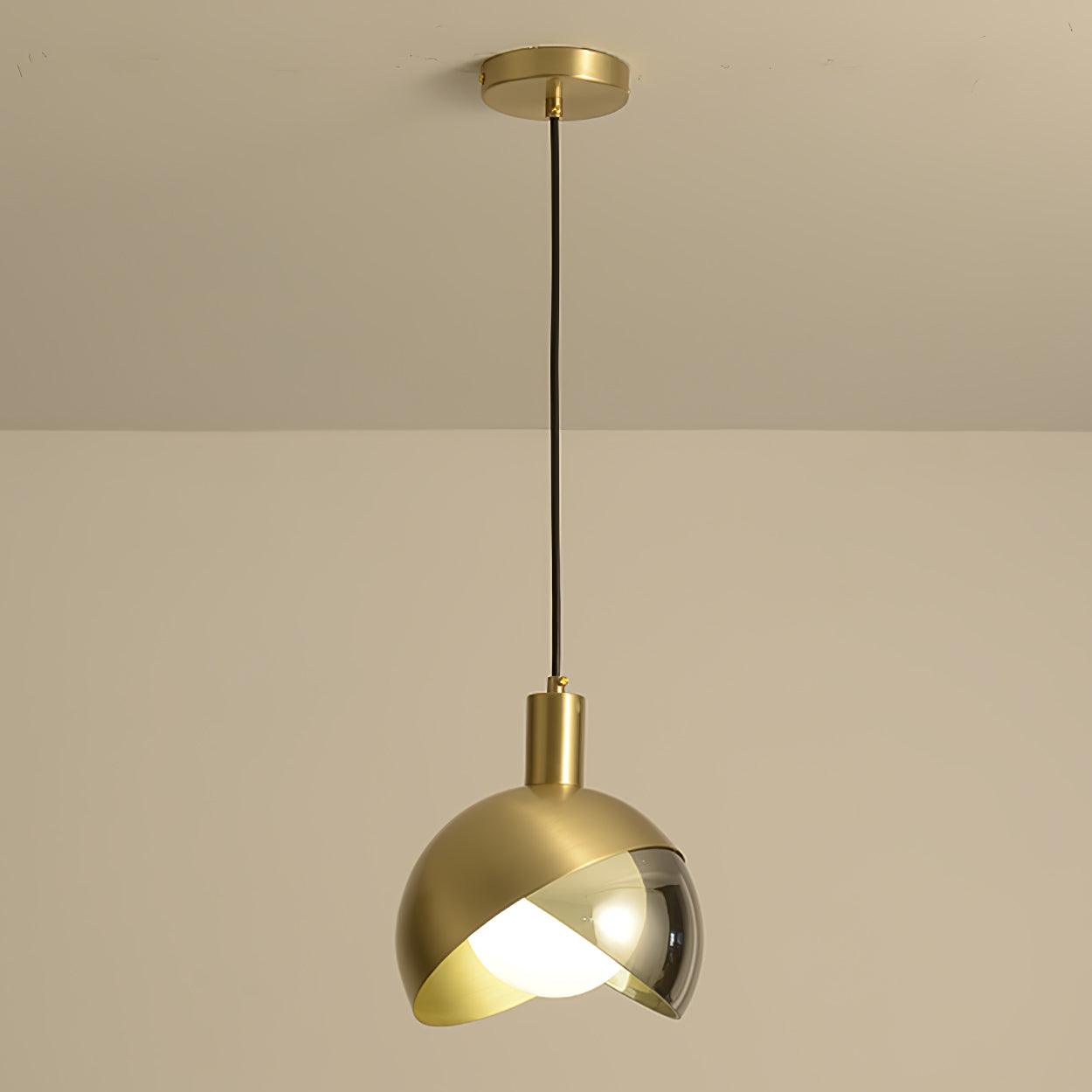 Suspension Métallique Moderne Blonche – Hauteur Réglable