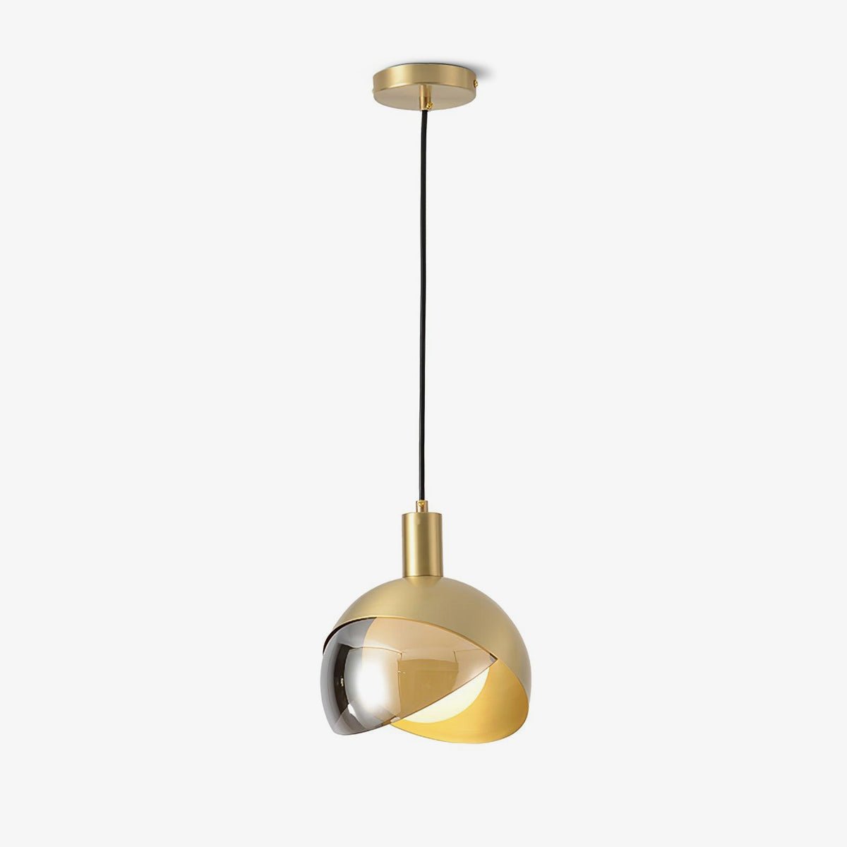 Suspension Métallique Moderne Blonche – Hauteur Réglable