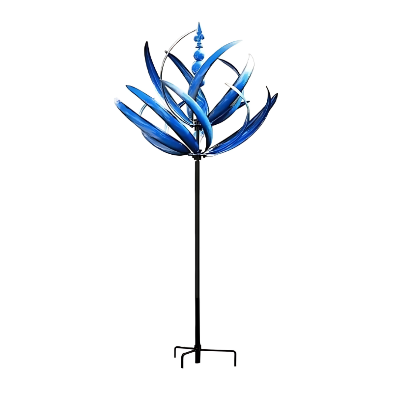 Carillon Éolien Tourbillonnant en Métal – Lumière, Harmonie et Mouvement pour le Jardin