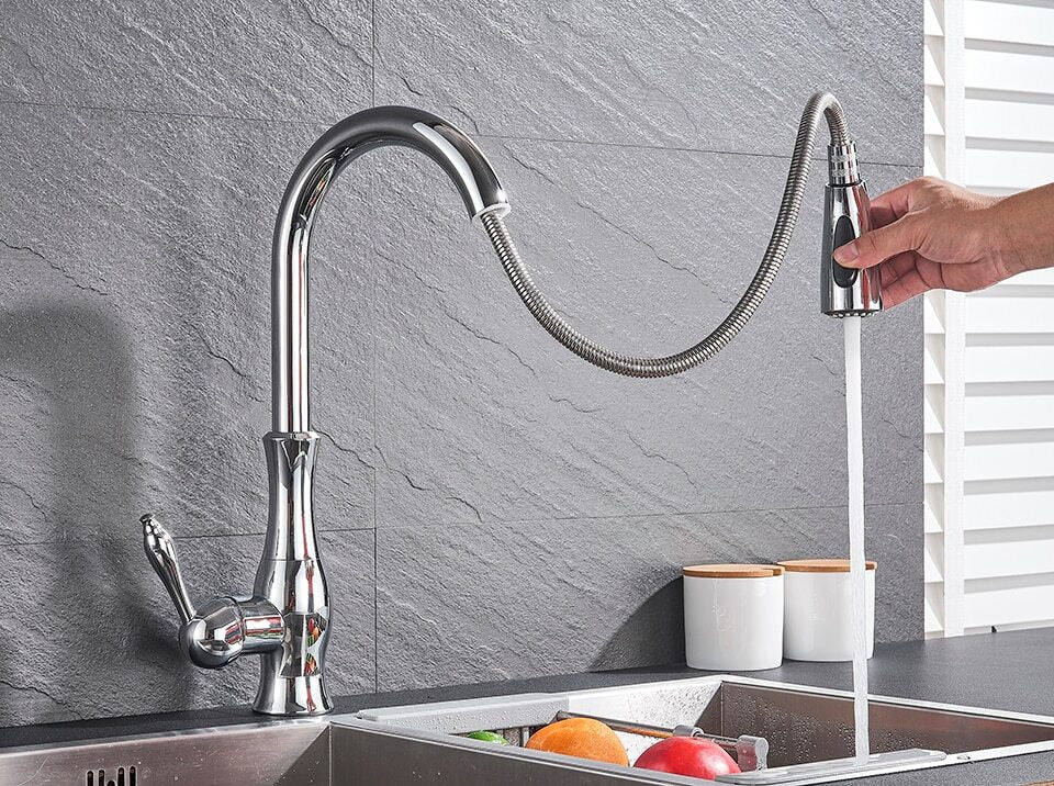 Anton – Mitigeur de Cuisine Rétractable Élégant et Moderne