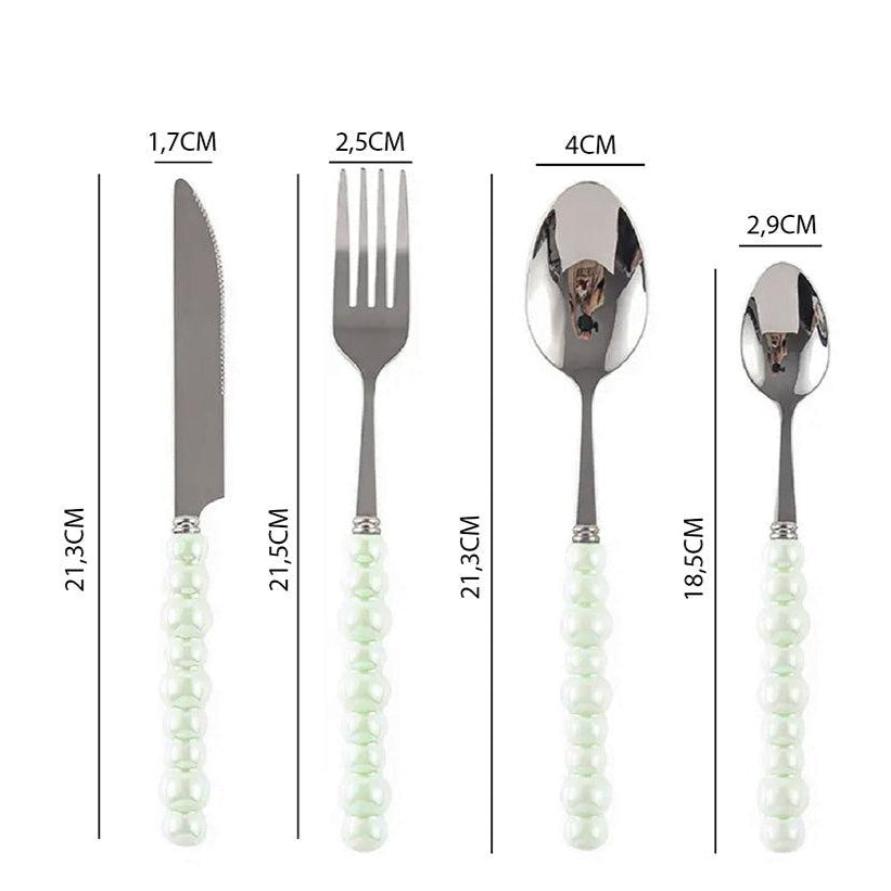 Couverts Perle Élégance – Design Luxueux et Unique