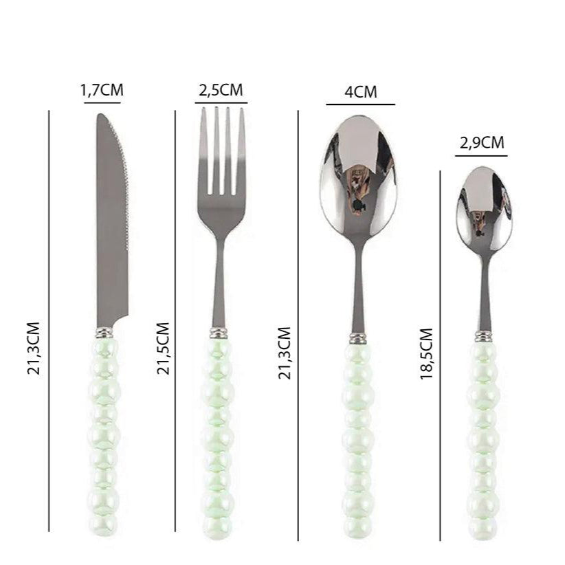 Couverts Perle Élégance – Design Luxueux et Unique