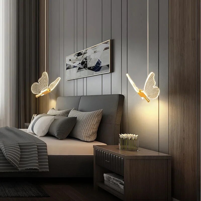 Lampe à suspendre en Forme de Papillon Apportez une Touche Magique à Votre Intérieur