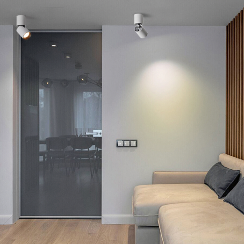 Spot LED Cylindrique Orientable – Éclairage Moderne et Directionnel pour Intérieur