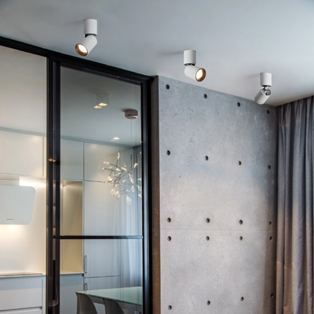 Spot LED Cylindrique Orientable – Éclairage Moderne et Directionnel pour Intérieur