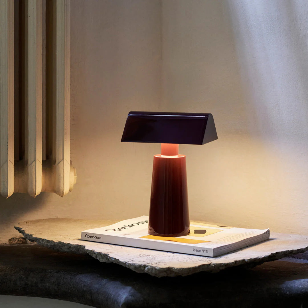 Lampe de Table Caret LED Métal Rechargeable