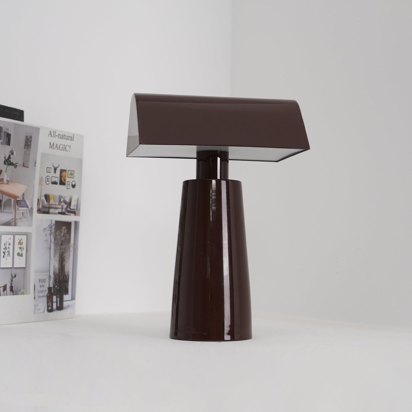 Lampe de Table Caret LED Métal Rechargeable
