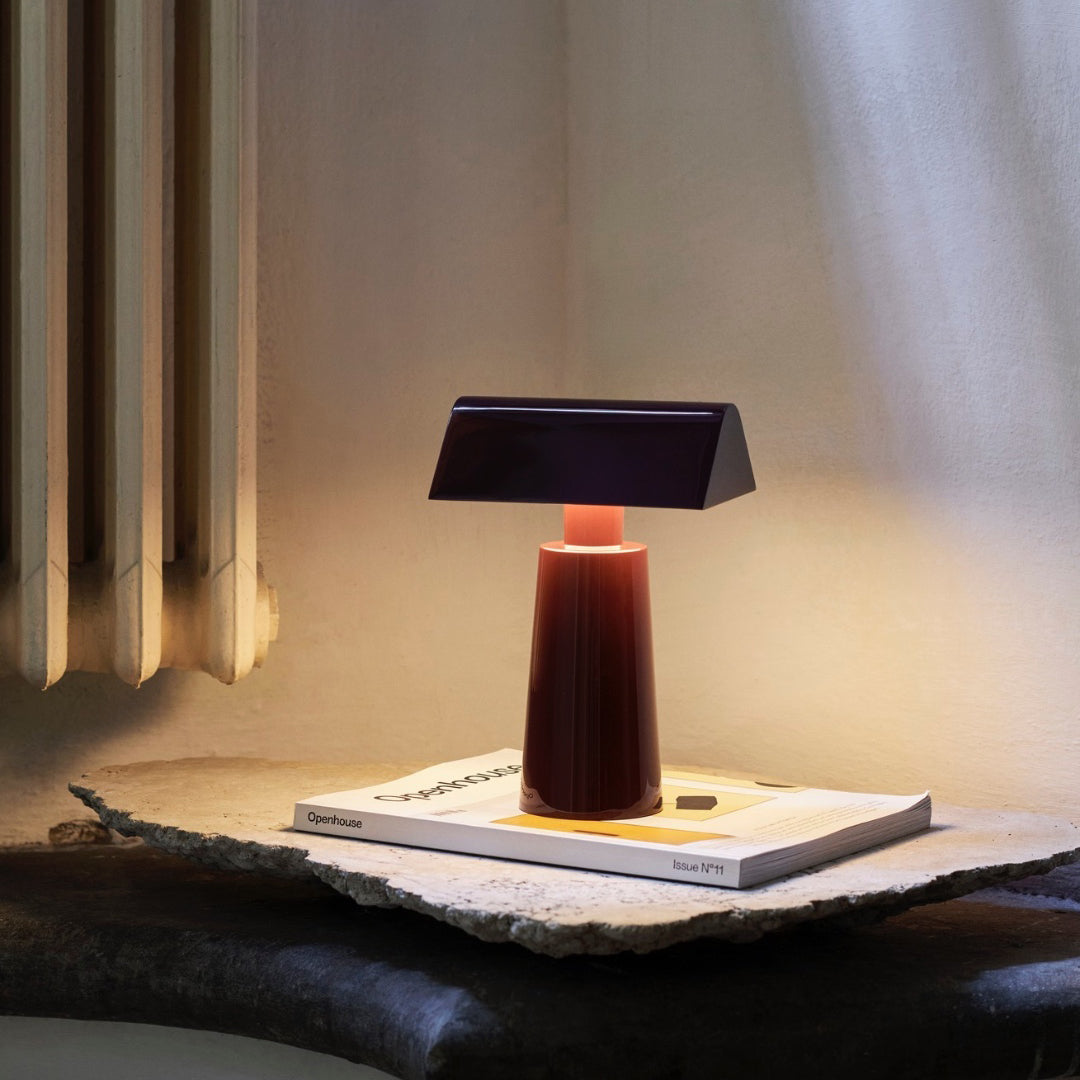 Lampe de Table Caret LED Métal Rechargeable