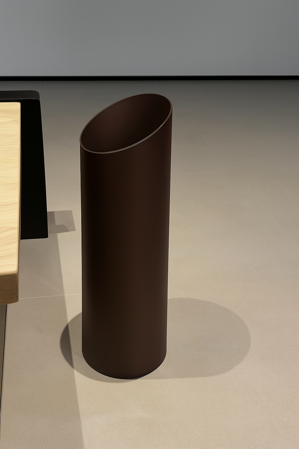 Poubelle Swing Japandi 9L, Couvercle Bois, Design Minimal