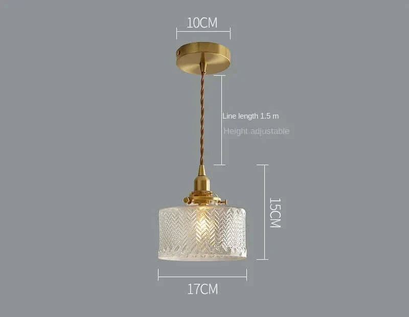 Suspension Moderne en Verre avec Cordon Doré – Élégance Intemporelle pour Cuisine et Salle à Manger