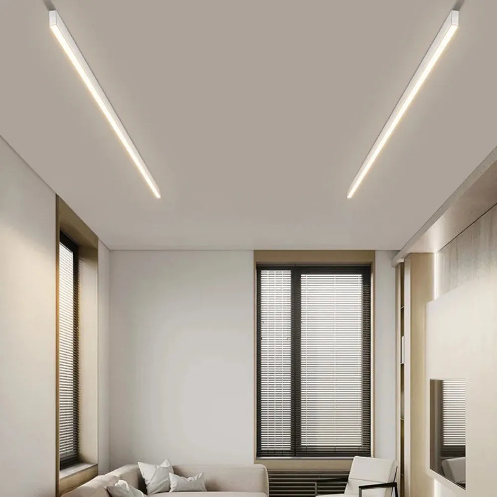 Plafonnier LED Minimaliste Linéaire Moderne