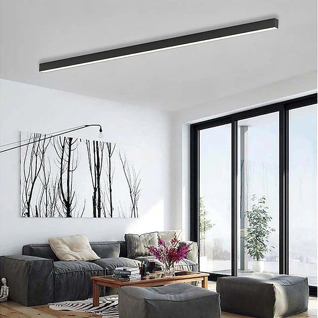 Plafonnier LED Minimaliste Linéaire Moderne