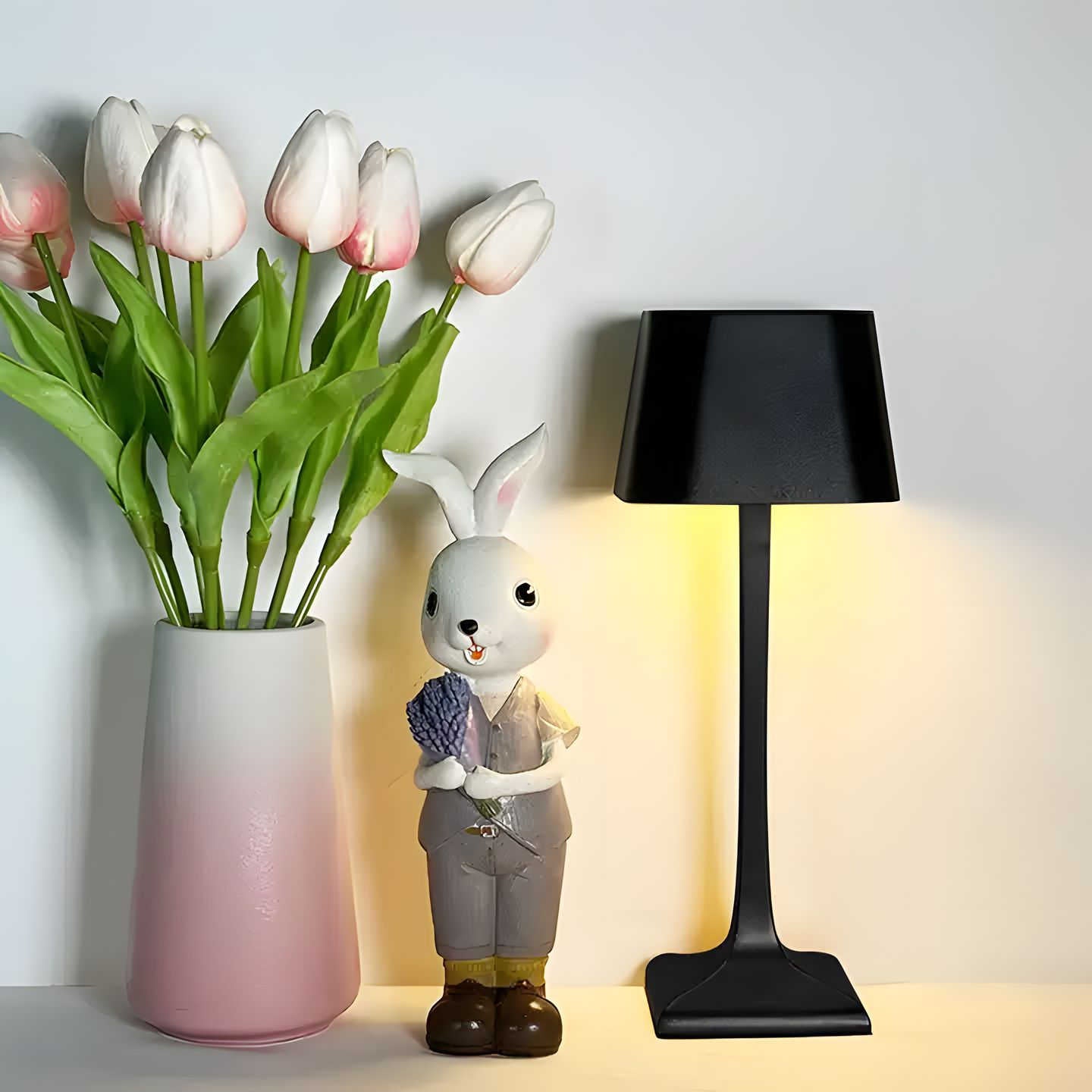 Lampe de Table Sans Fil Élégante – Éclairage Tactile et Design Moderne