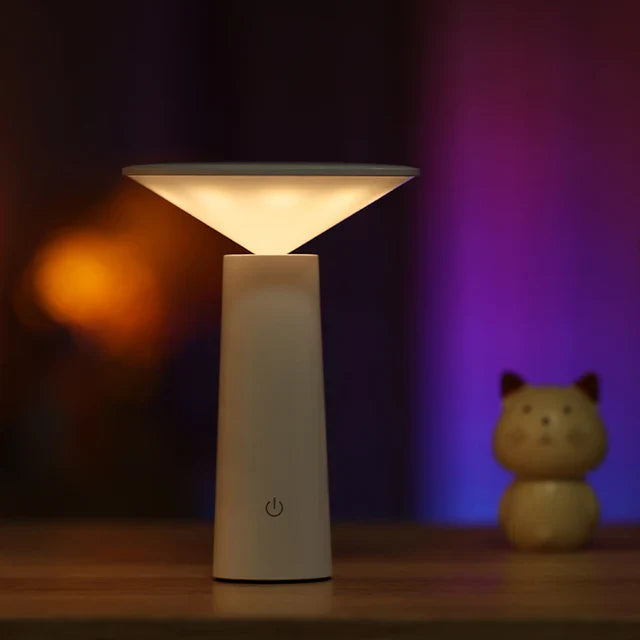 Lampe LED Rotative Portable – Design Minimaliste Rechargeable