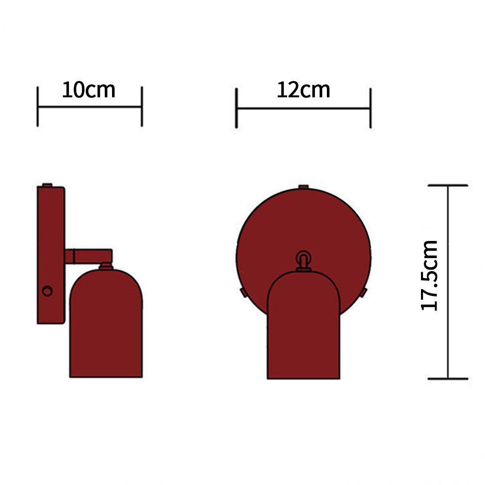 Applique Murale Orientable Design Minimaliste Métal