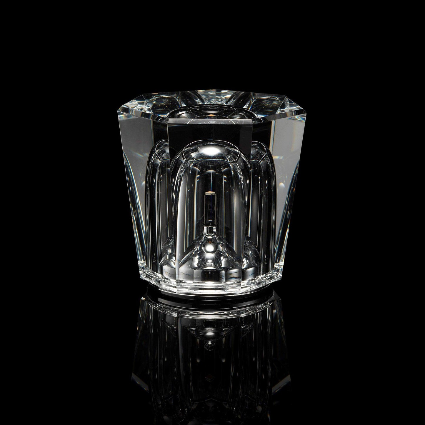 Lampe Cristal LED Rechargeable, Sans Fil, 3000K, Ø8cm