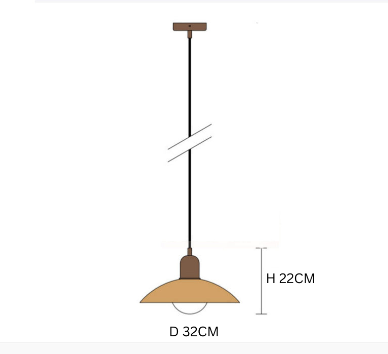 Macaron | Suspension Bauhaus en Verre Coloré – Éclairage Élégant et Moderne