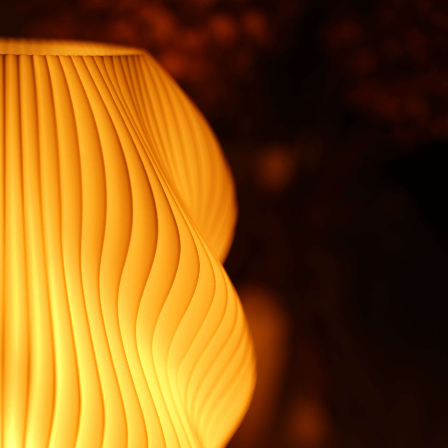 Lampe Design Moderne LED Ondulée Ambiance Chaude