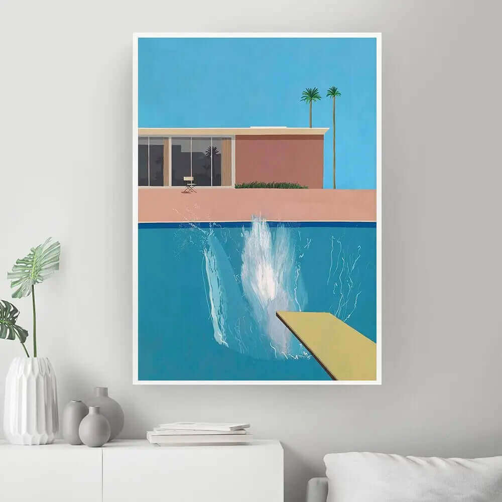 Toile Artistique Sans Cadre, A Bigger Splash, Style Pop Art
