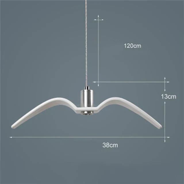 LumiOiseau - Suspension Luminaire Design Oiseau pour Salon et Salle à Manger