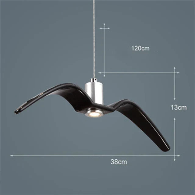 LumiOiseau - Suspension Luminaire Design Oiseau pour Salon et Salle à Manger