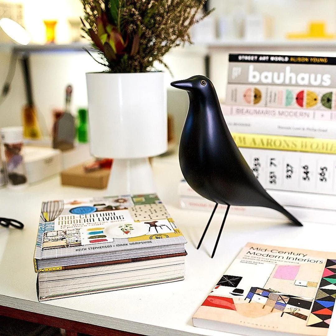 Oiseau Déco Eames House Style Folk Art – H28 cm