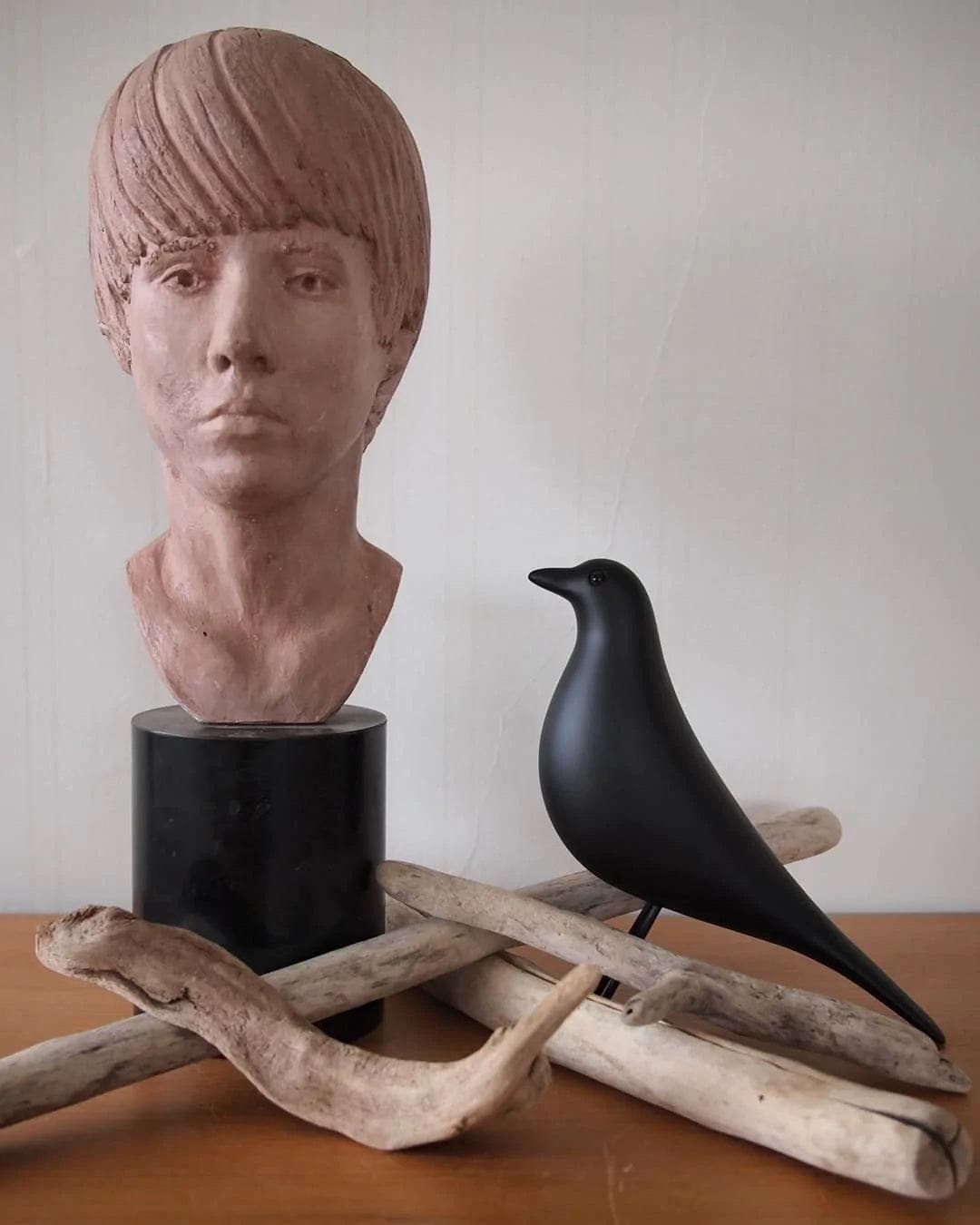 Oiseau Déco Eames House Style Folk Art – H28 cm