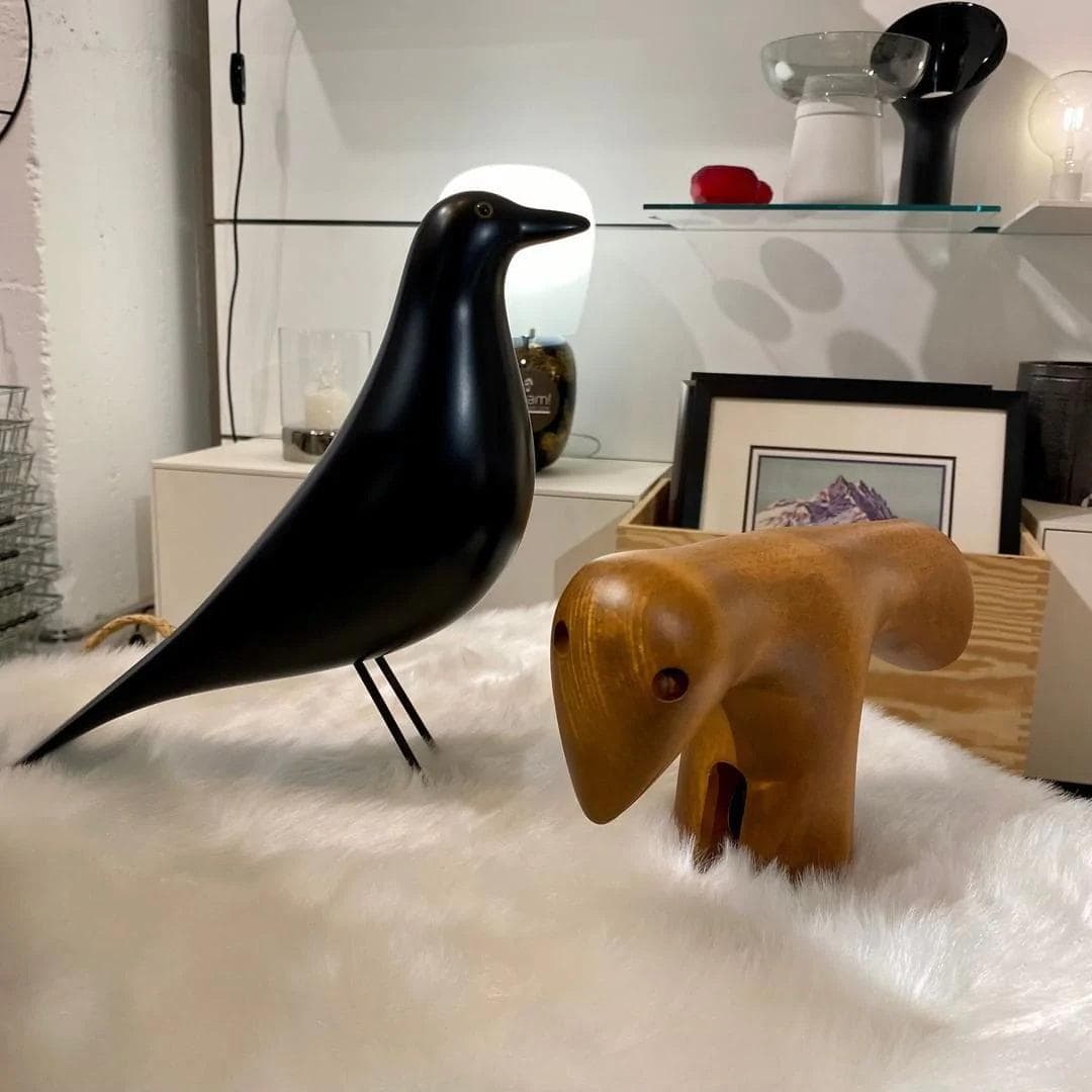 Oiseau Déco Eames House Style Folk Art – H28 cm