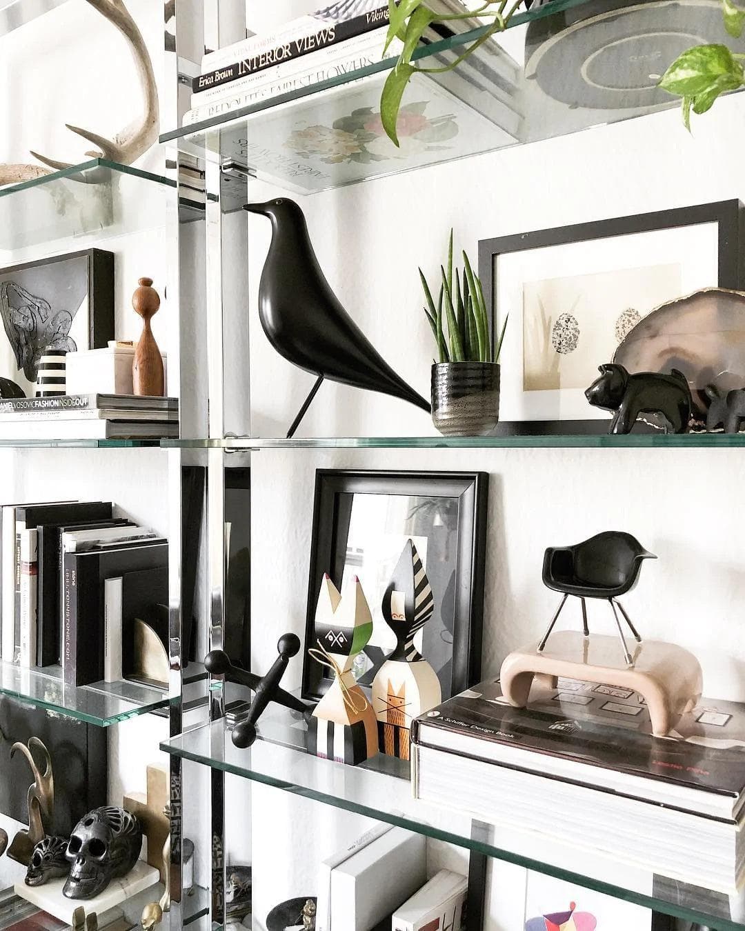 Oiseau Déco Eames House Style Folk Art – H28 cm