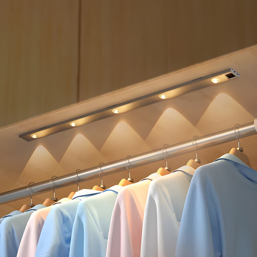 Éclairage LED Intérieur, Détecteur de Mouvement, Rechargeable USB