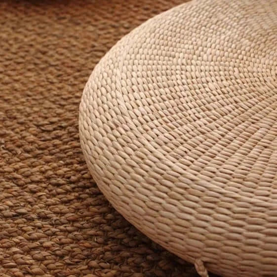 Coussins Tatami Japonais – Élégance Naturelle et Confort Méditatif