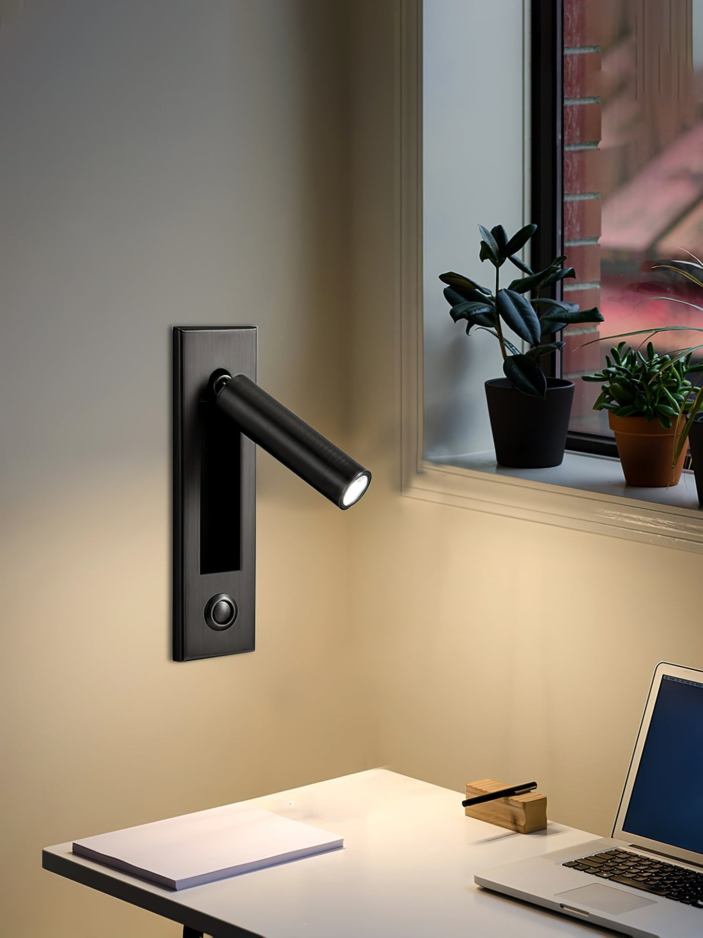 Applique LED Murale Incrustée – Lecture et Chevet Orientable