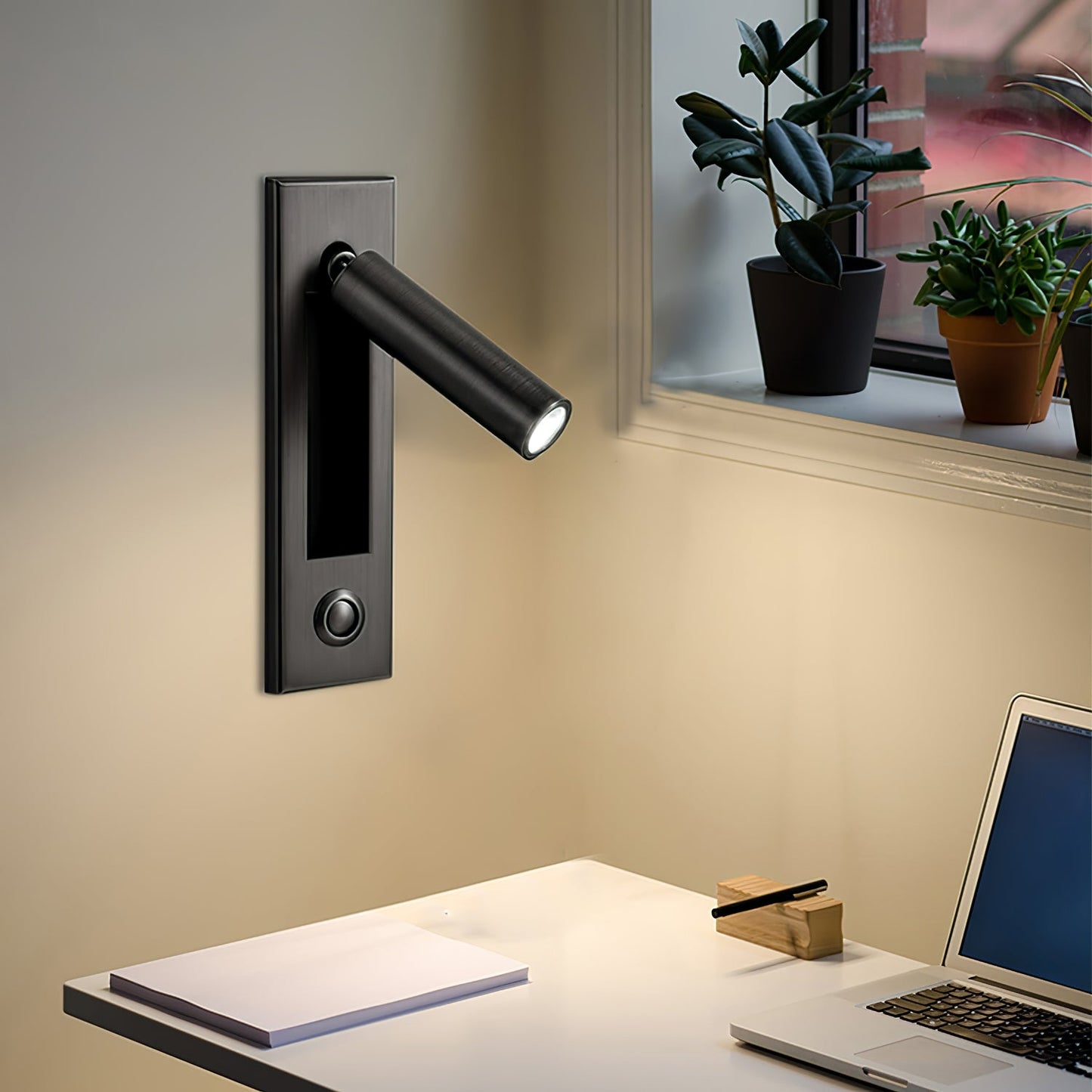 Applique LED Murale Incrustée – Lecture et Chevet Orientable
