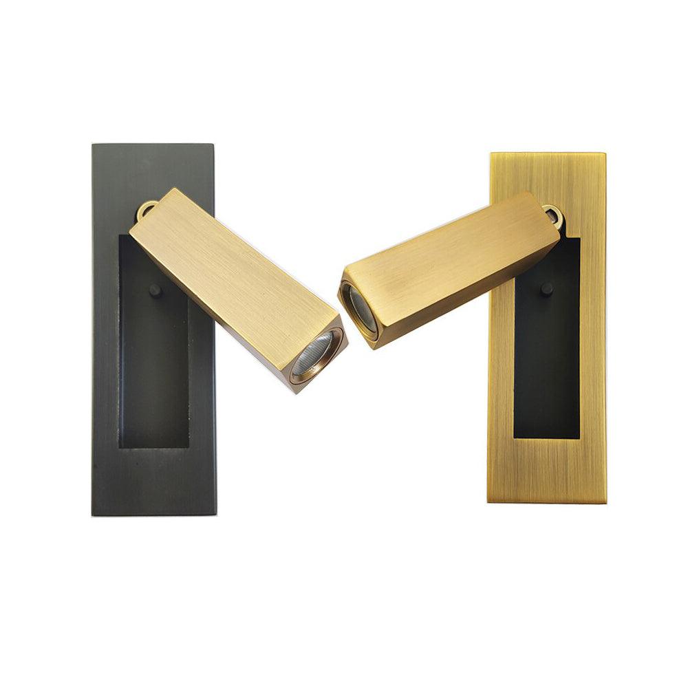 Applique LED Murale Incrustée – Lecture et Chevet Orientable