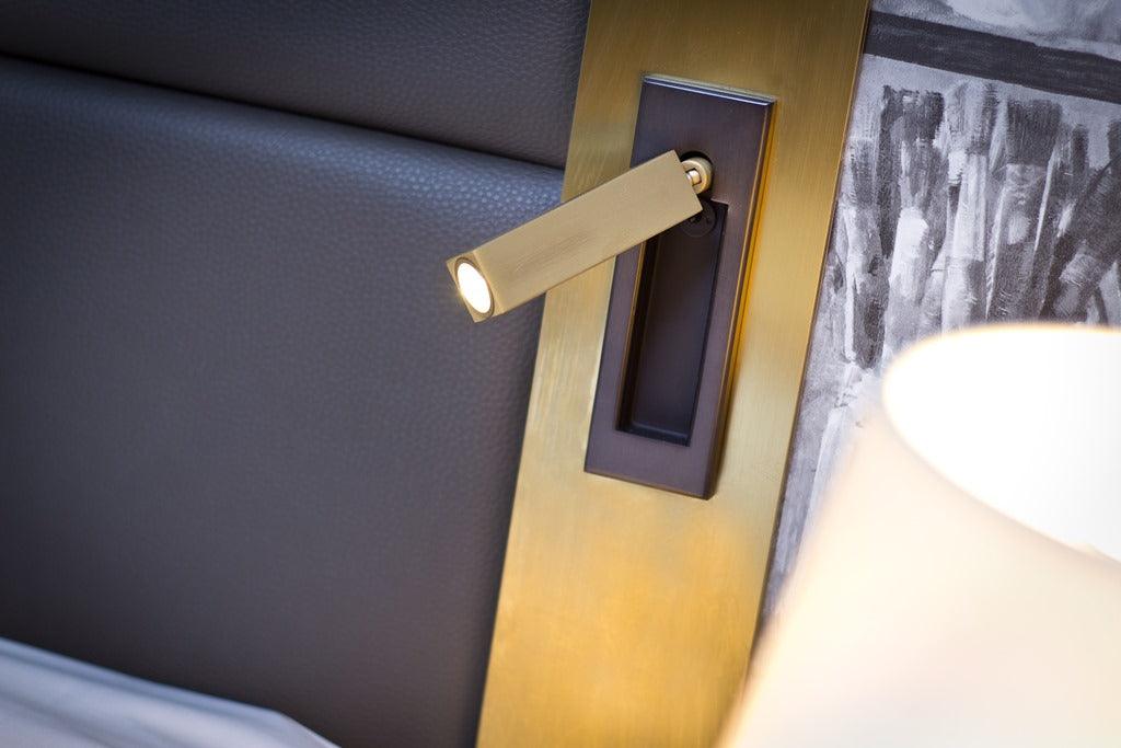 Applique LED Murale Incrustée – Lecture et Chevet Orientable