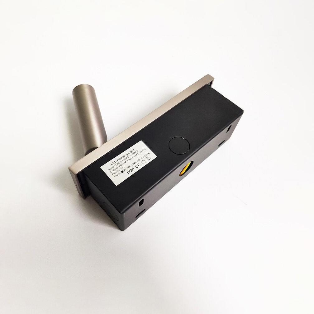 Applique LED Murale Incrustée – Lecture et Chevet Orientable