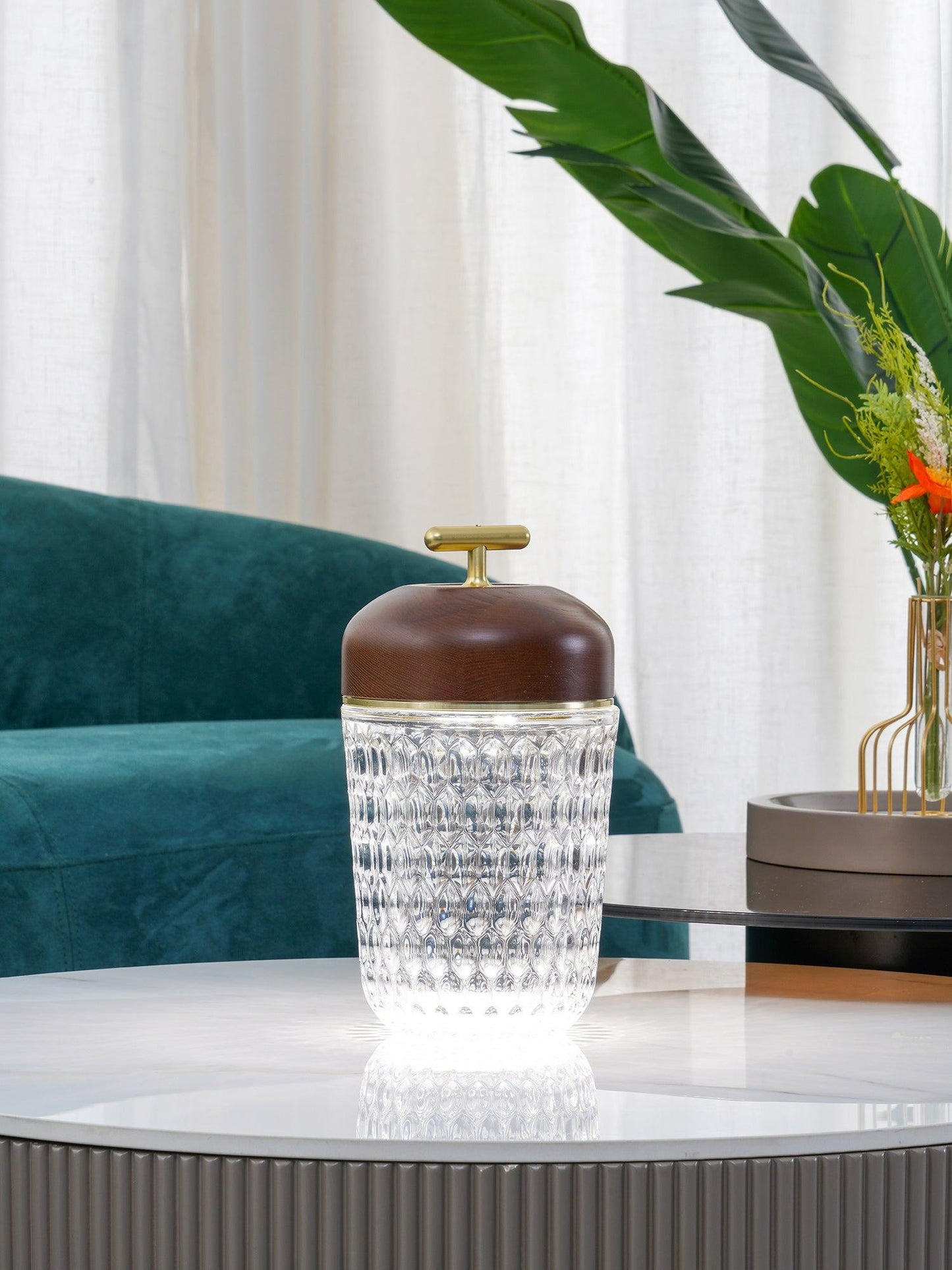 Lampe de Table Portable Folia | Éclairage Nomade et Élégant