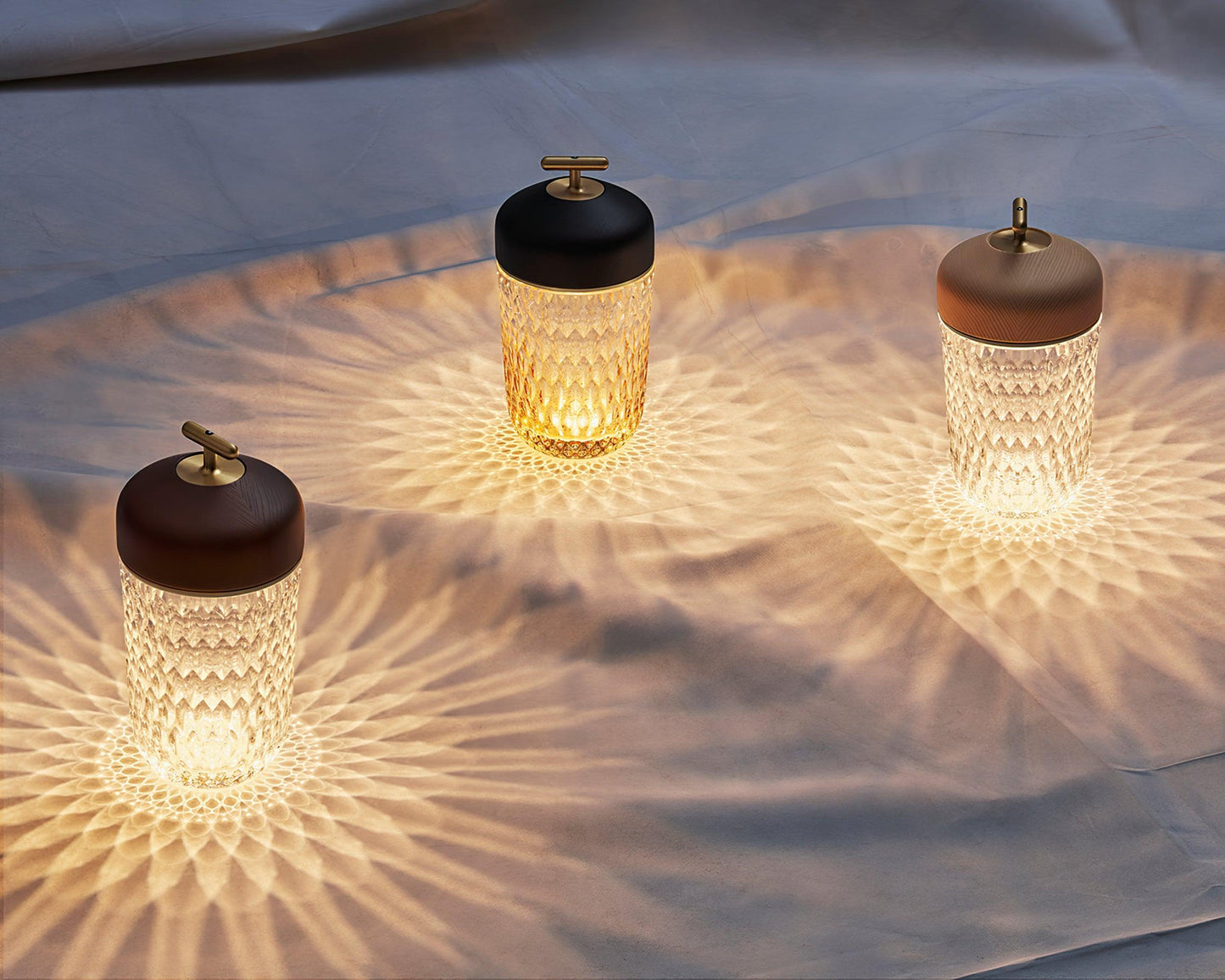 Lampe de Table Portable Folia | Éclairage Nomade et Élégant