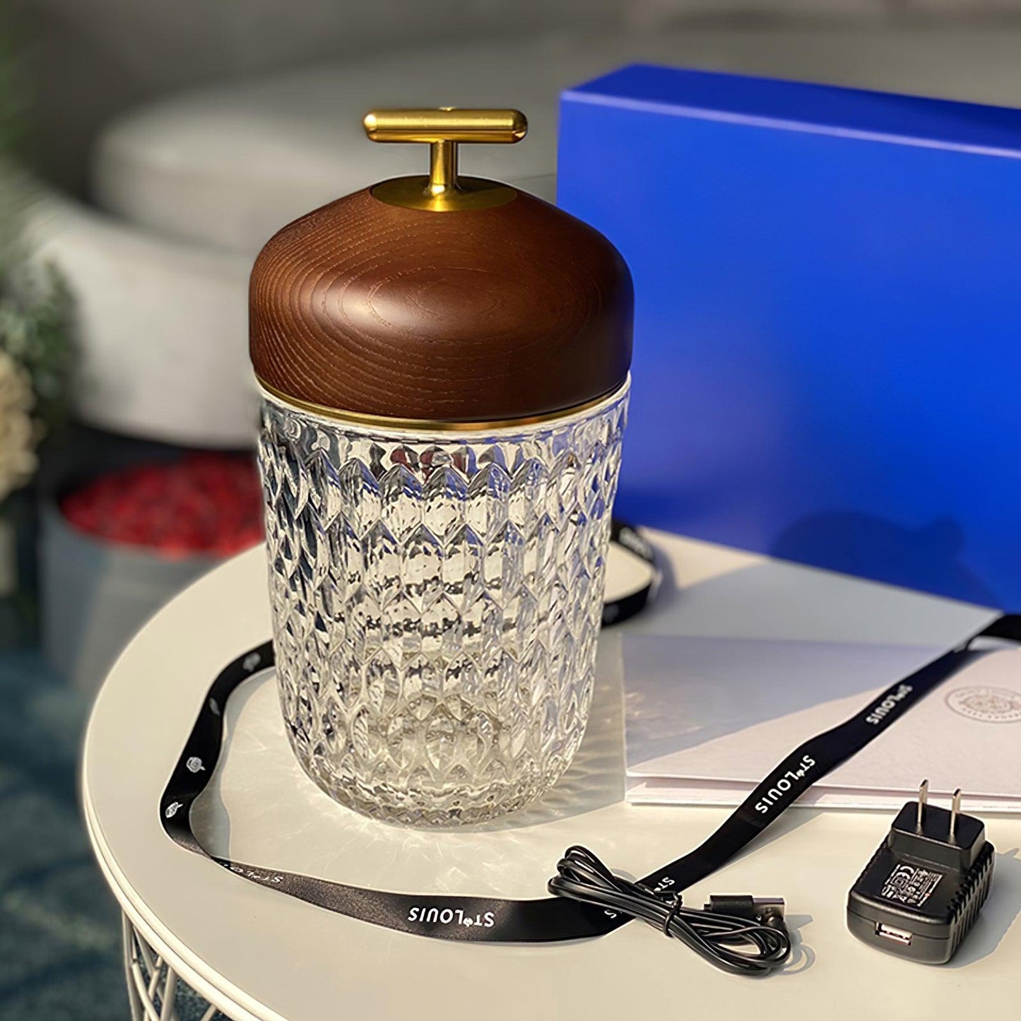 Lampe de Table Portable Folia | Éclairage Nomade et Élégant