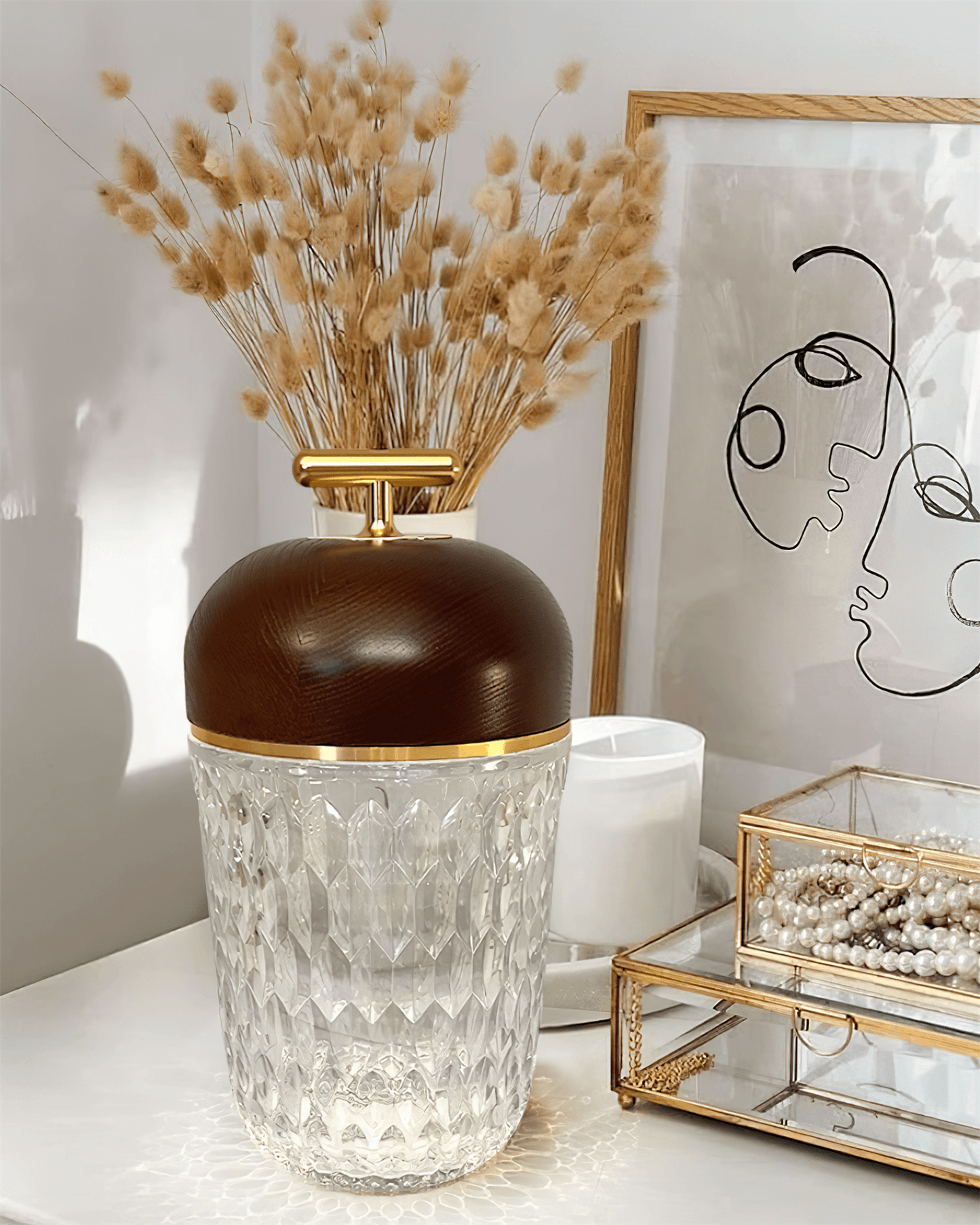 Lampe de Table Portable Folia | Éclairage Nomade et Élégant