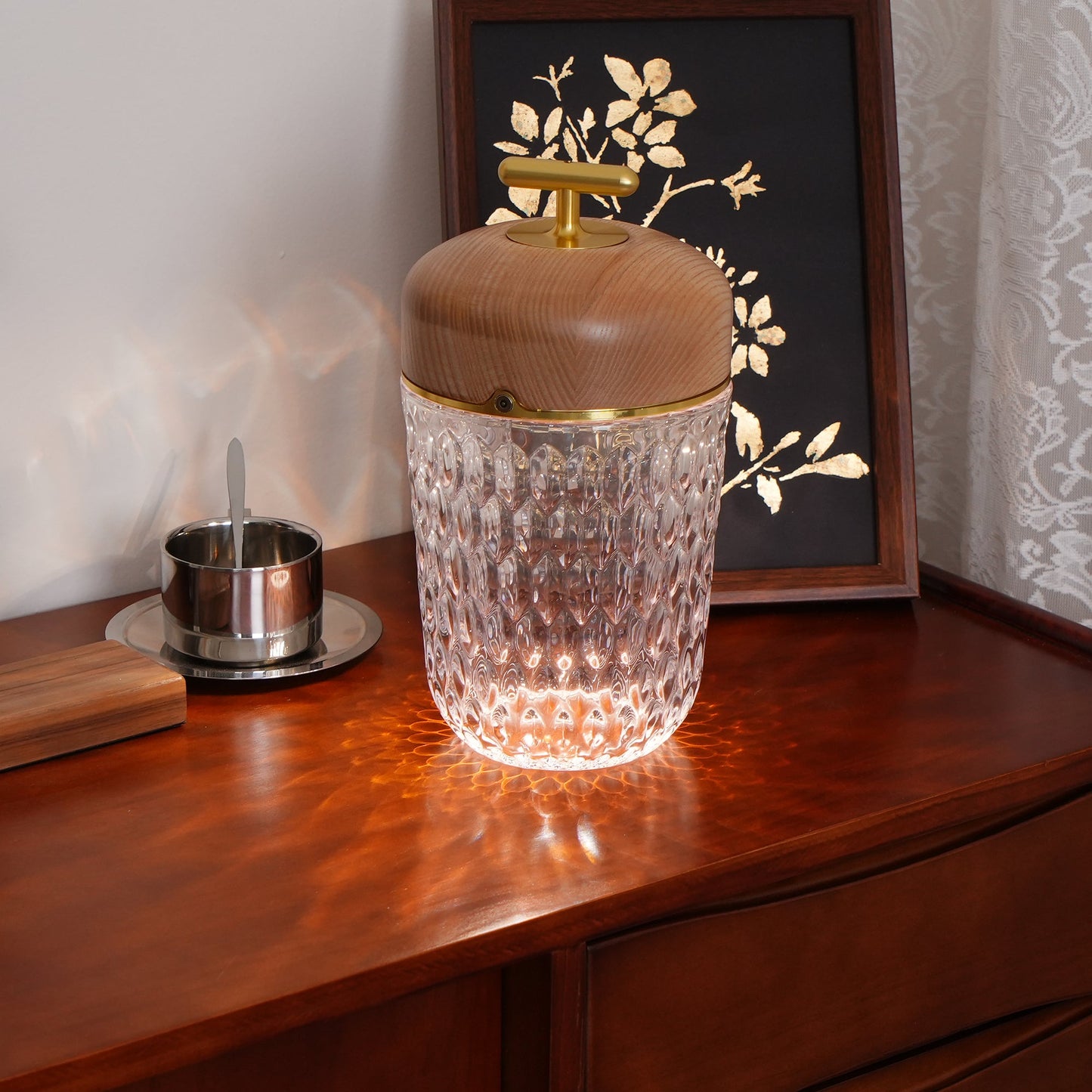 Lampe de Table Portable Folia | Éclairage Nomade et Élégant