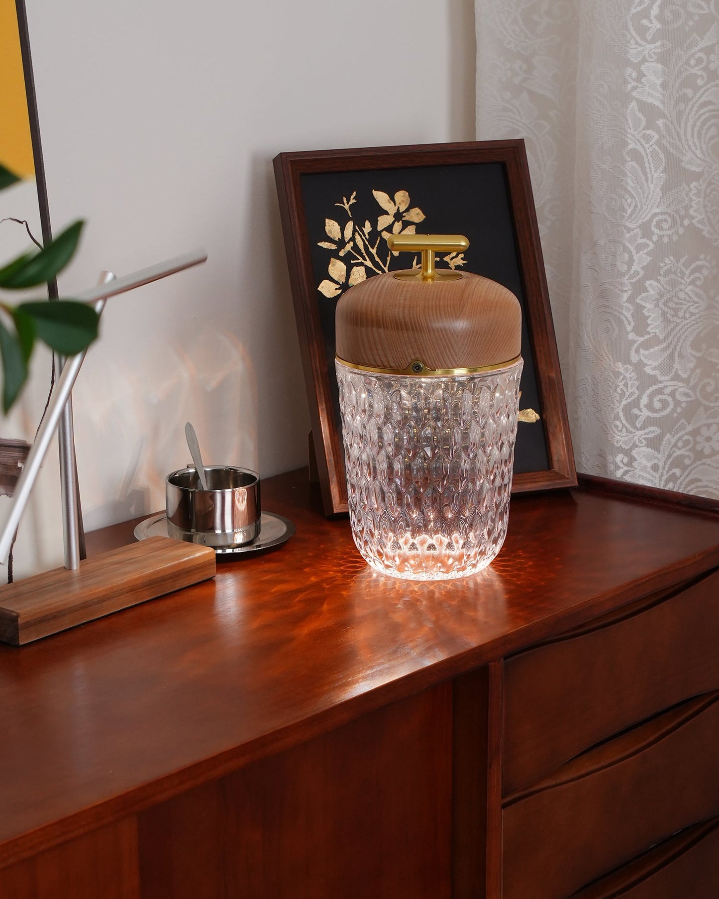Lampe de Table Portable Folia | Éclairage Nomade et Élégant