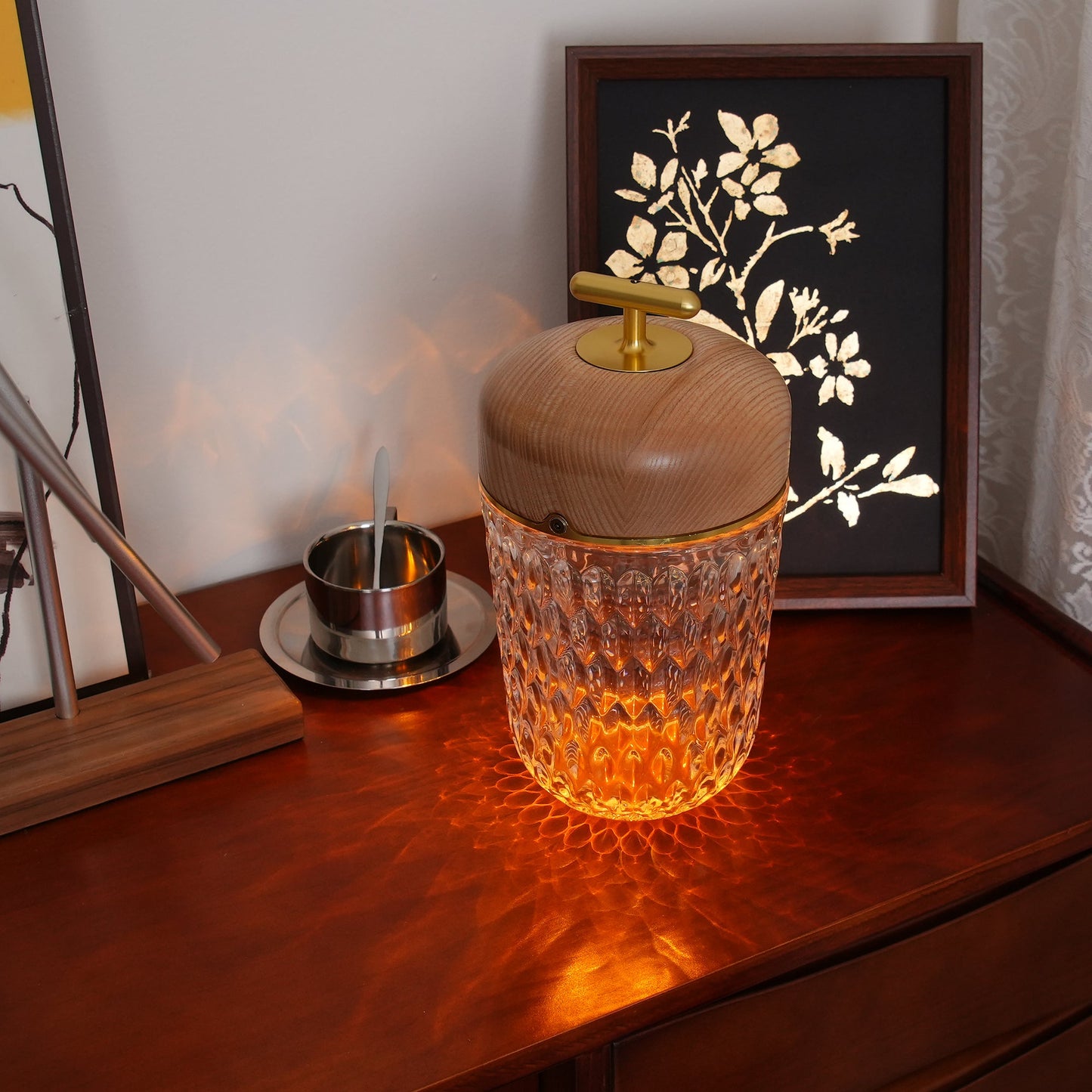 Lampe de Table Portable Folia | Éclairage Nomade et Élégant