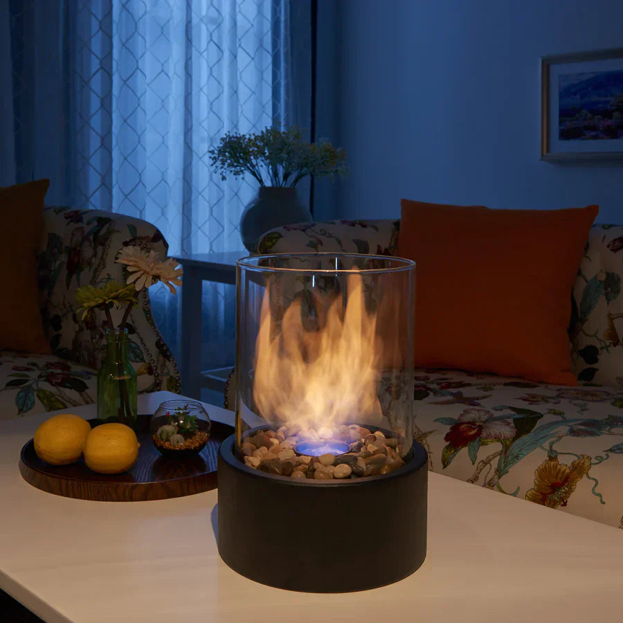 GlowEdge | Cheminée Moderne et Portable pour Ambiance Chaleureuse
