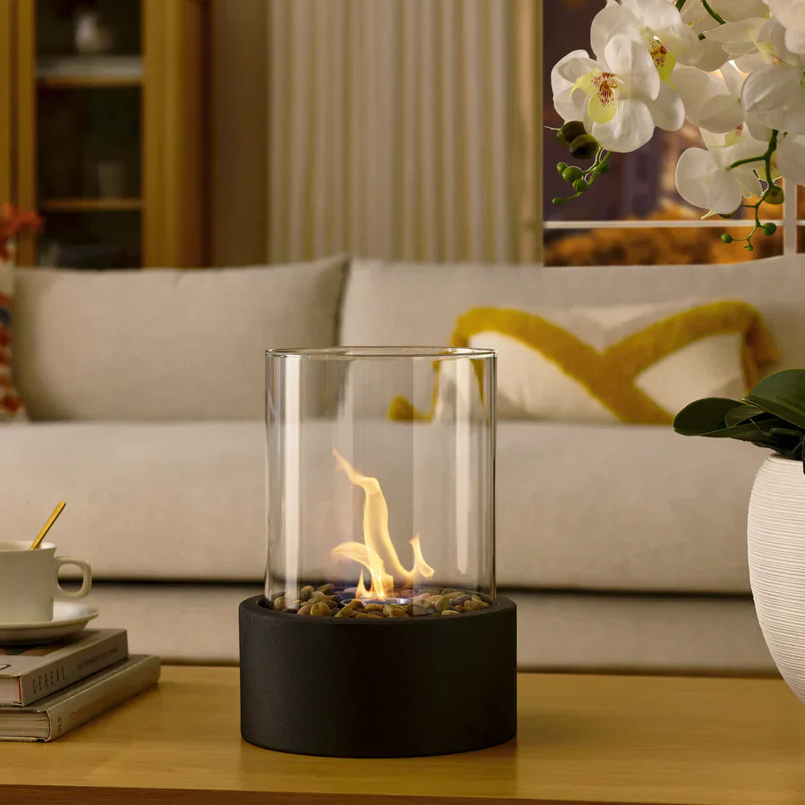 GlowEdge | Cheminée Moderne et Portable pour Ambiance Chaleureuse