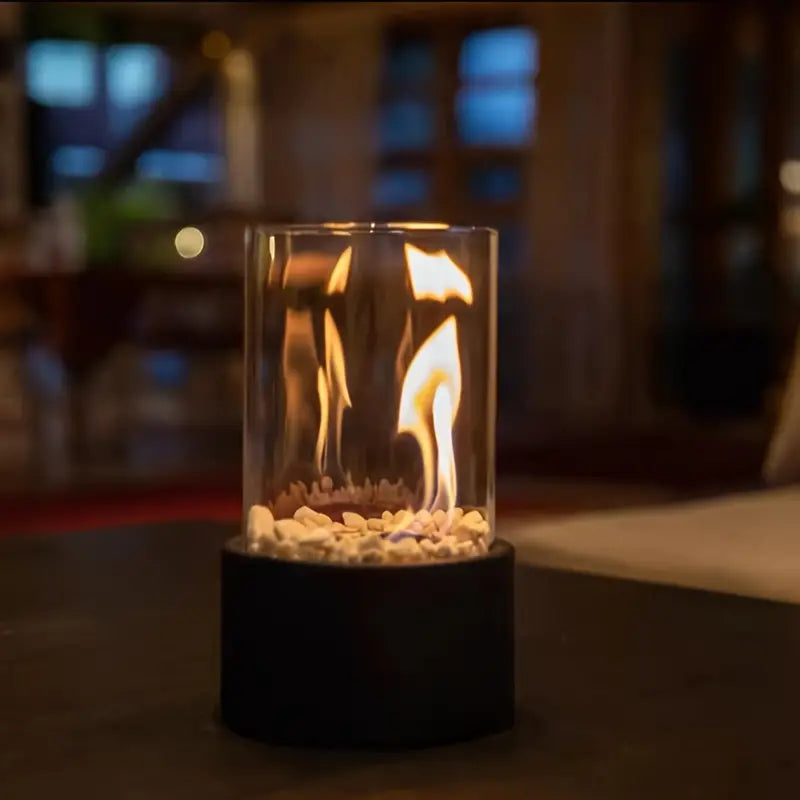 GlowEdge | Cheminée Moderne et Portable pour Ambiance Chaleureuse