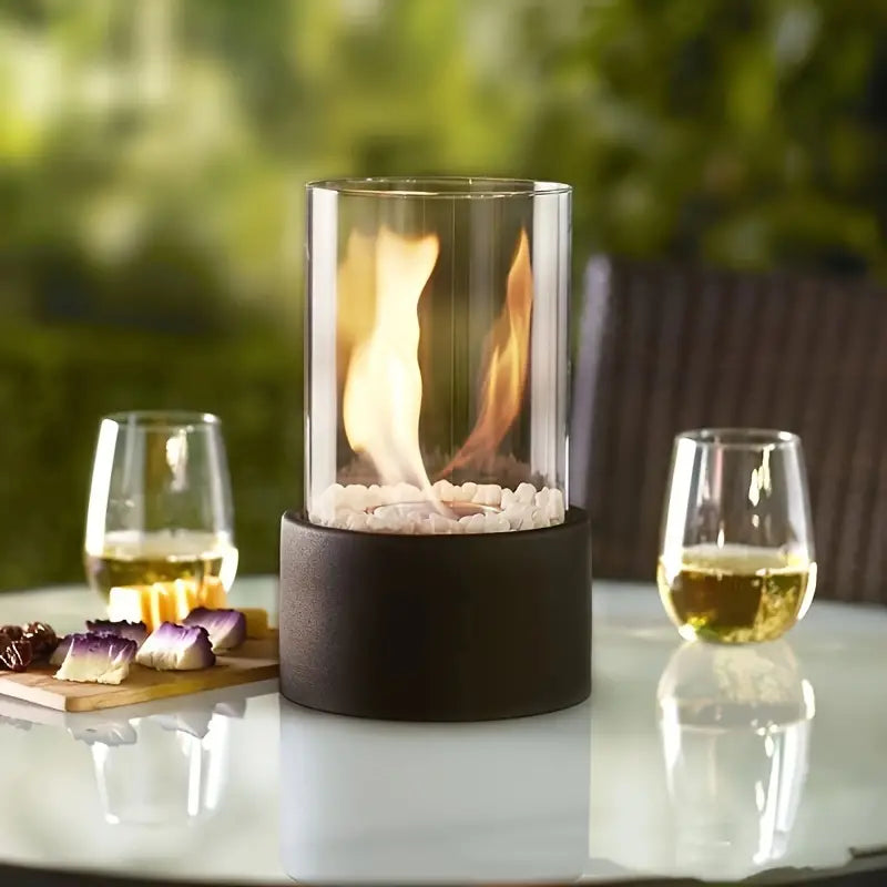 GlowEdge | Cheminée Moderne et Portable pour Ambiance Chaleureuse